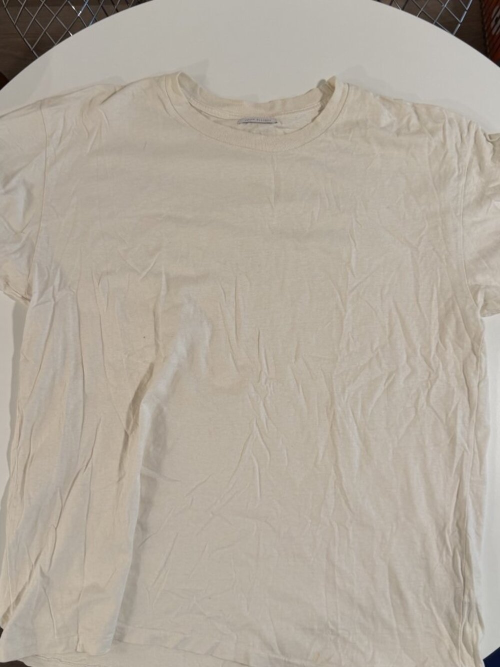 John Elliott Cream Long Sleeve Tee Size 5